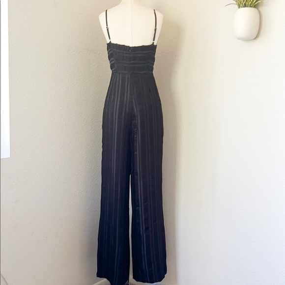 NWT Anthropologie Black Endless Rose Jumpsuit - Picture 6 of 8